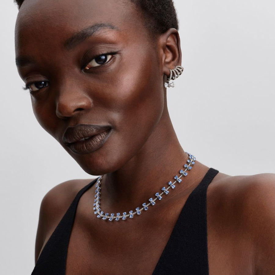 „Bridžertonų“ auskarai per visą ausį „Spindintis kaspinas“ - Pandora Lietuva