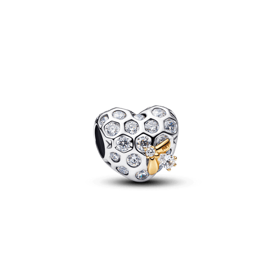 „Bridžertonų“ širdies karoliukas „Medaus korys ir bitė“ - Pandora Lietuva