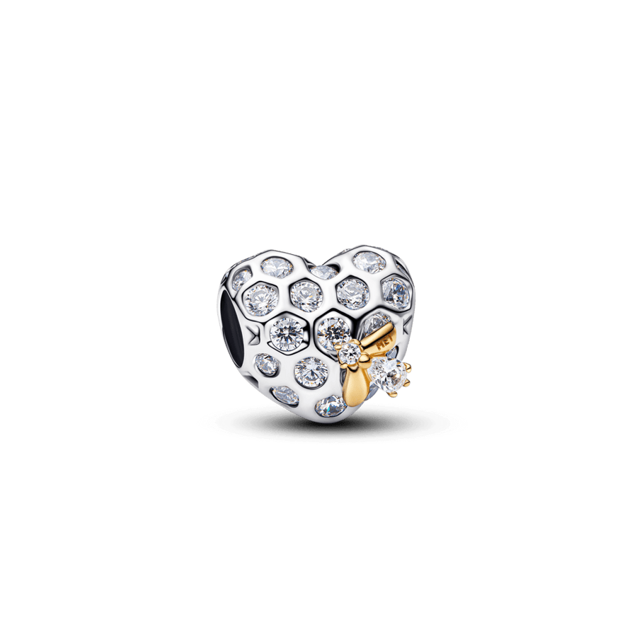 „Bridžertonų“ širdies karoliukas „Medaus korys ir bitė“ - Pandora Lietuva