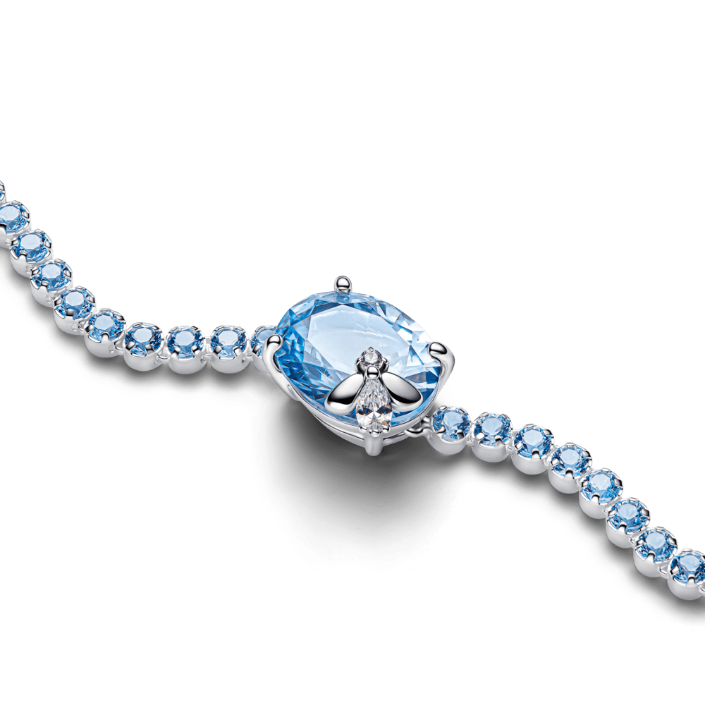 „Bridžertonų“ teniso apyrankė su slankikliu „Bitė“ - Pandora Lietuva