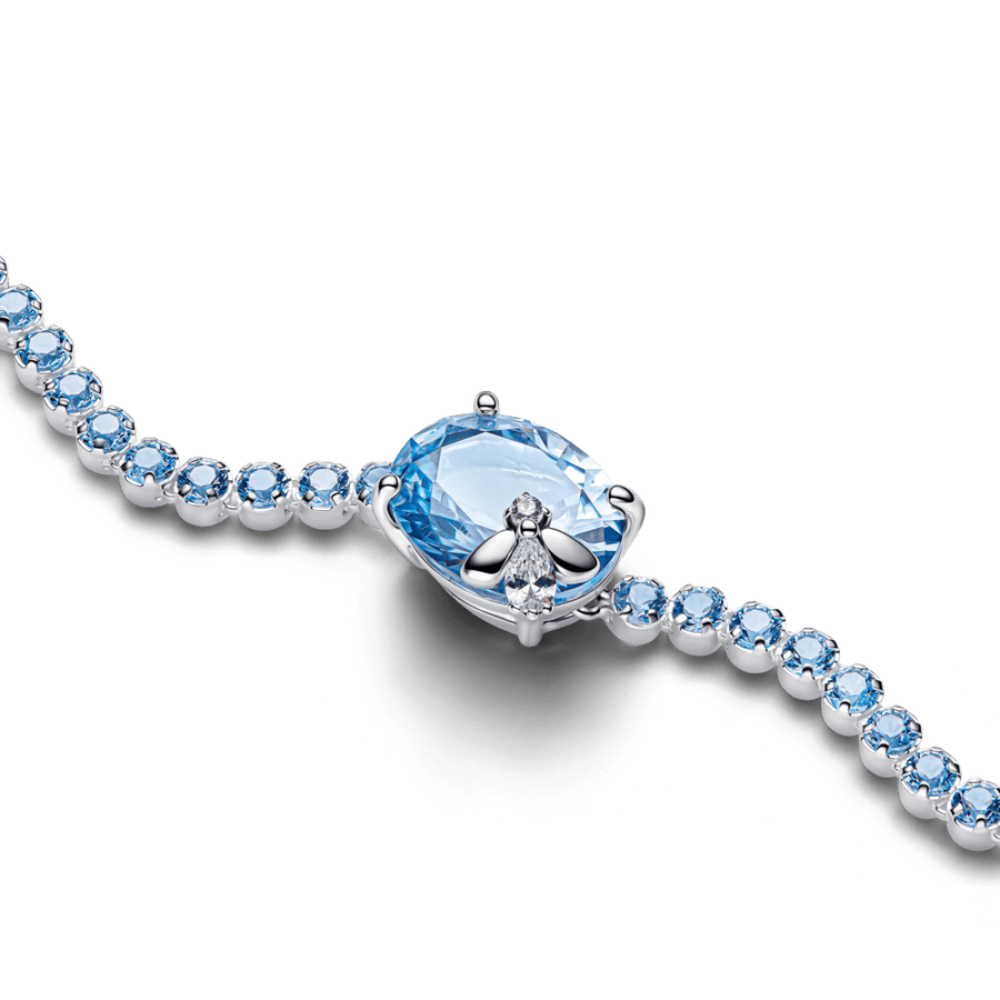 „Bridžertonų“ teniso apyrankė su slankikliu „Bitė“ - Pandora Lietuva