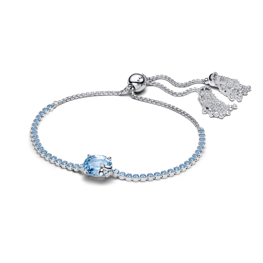 „Bridžertonų“ teniso apyrankė su slankikliu „Bitė“ - Pandora Lietuva