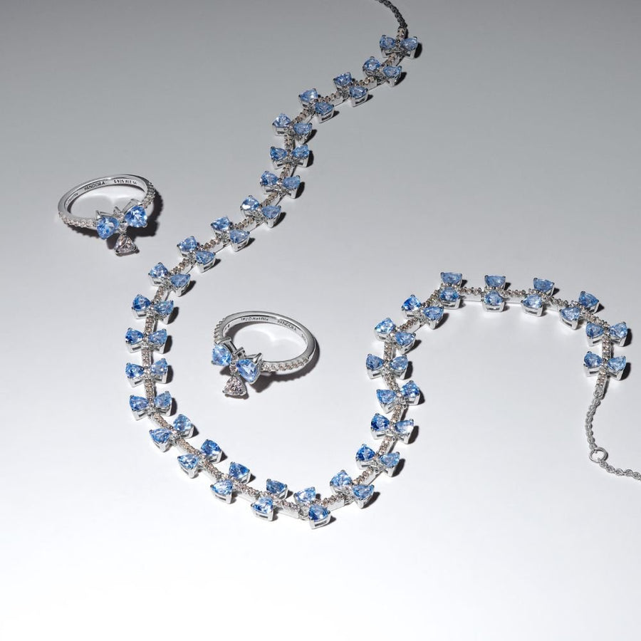 „Bridžertonų“ žiedas „Mėlynas kaspinas“ - Pandora Lietuva