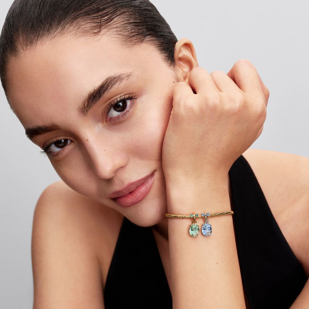 Dalijamas kabantis „Bridžertonų“ karoliukas „Drugelis ir bitė“ - Pandora Lietuva