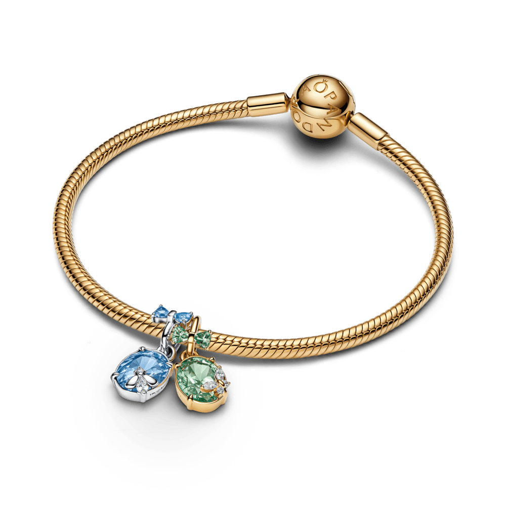 Dalijamas kabantis „Bridžertonų“ karoliukas „Drugelis ir bitė“ - Pandora Lietuva