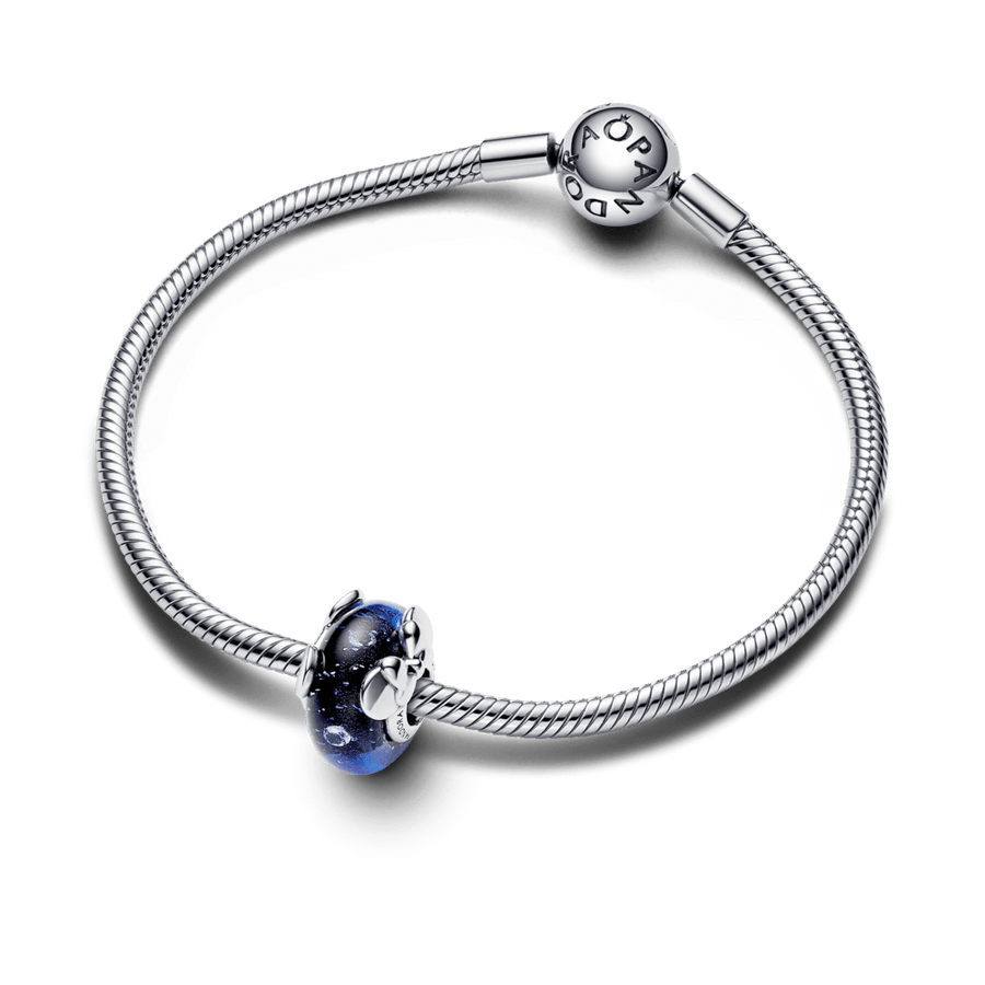 Disnėjaus Mickey ir Minnie Mėlynas Murano Stiklo Karoliukas - Pandora Lietuva