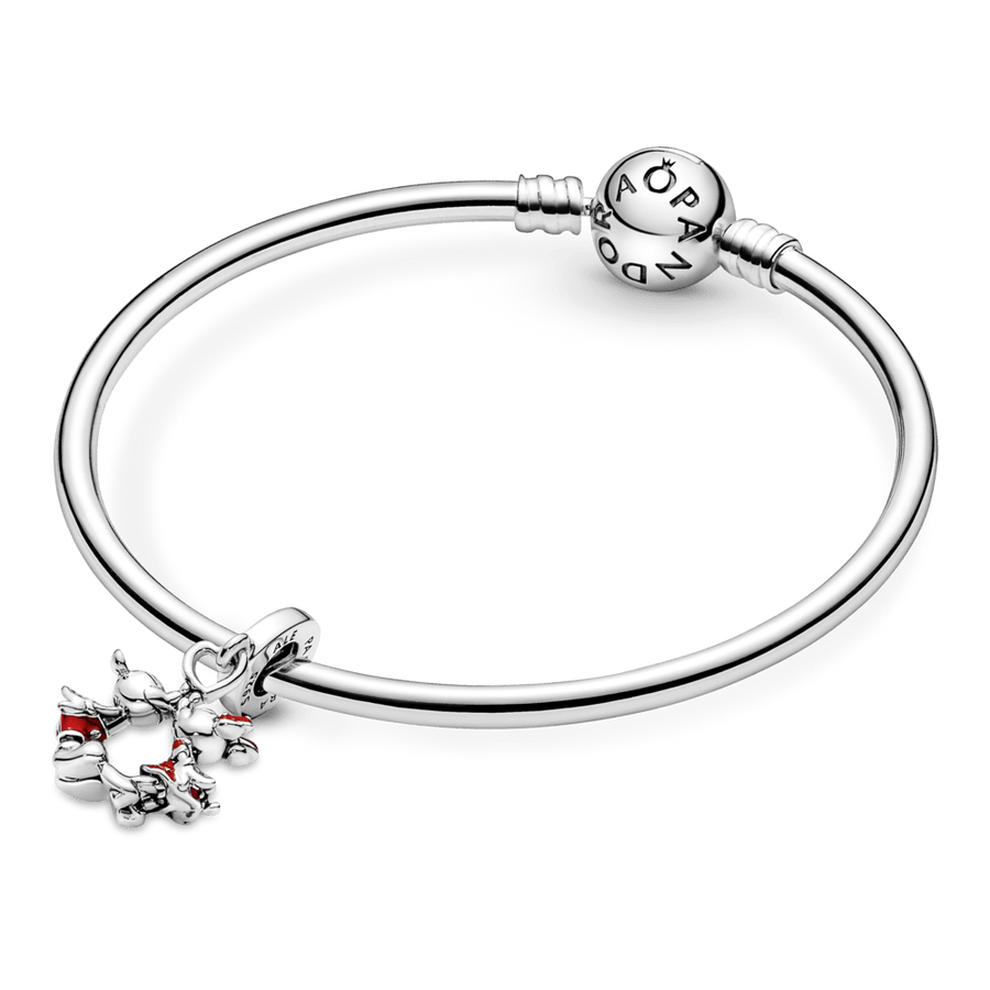 Disnėjaus Peliuko Mikio ir Pelytės Minės bučinio kabantis karoliukas - Pandora LT