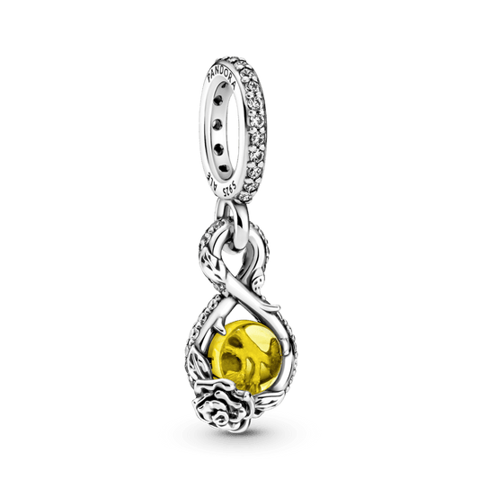 Disney Belle begalybės ir rožės pakabukas - Pandora LT