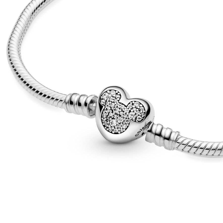 Disney Peliuko Mikio širdies formos užsegimo apyrankė - Pandora LT