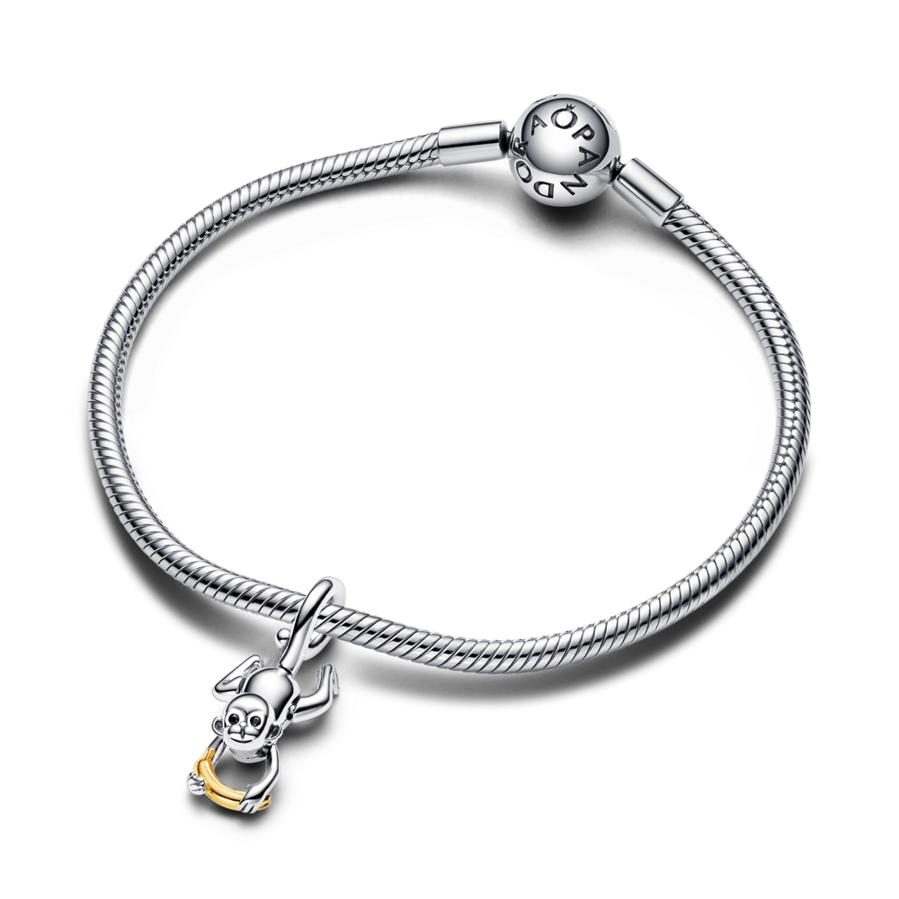 Dviejų atspalvių nuimamas talismanas „Beždžionėlė“ - Pandora Lietuva