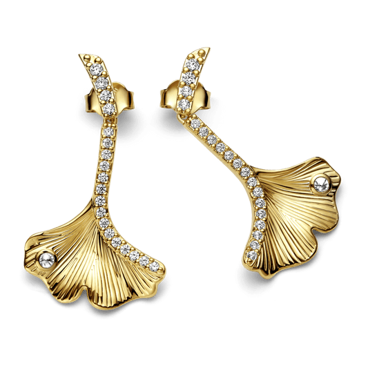 Ginkmedžio lapų auskarai - Pandora Lietuva