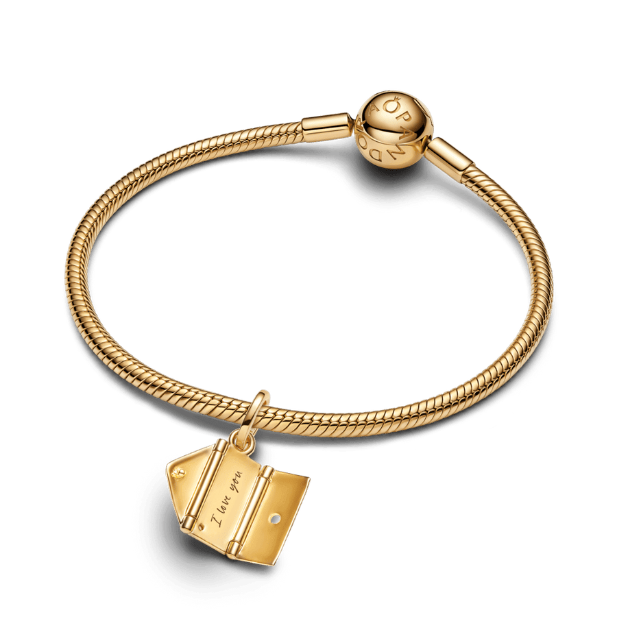 Graviruojamas ir atidaromas kabantis karoliukas „Vokas“ - Pandora Lietuva