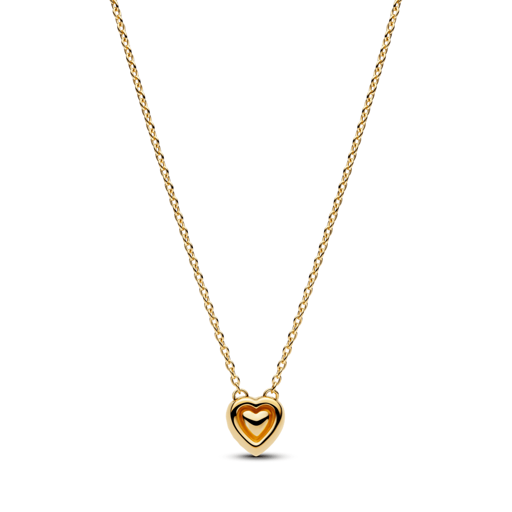 Graviruojamas koljė vėrinys su širdies formos aureole - Pandora Lietuva