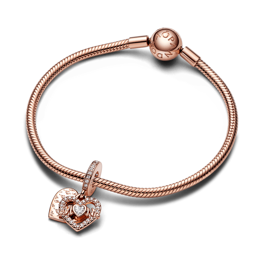 Heart & Mum Dangle Charm - Pandora Lietuva