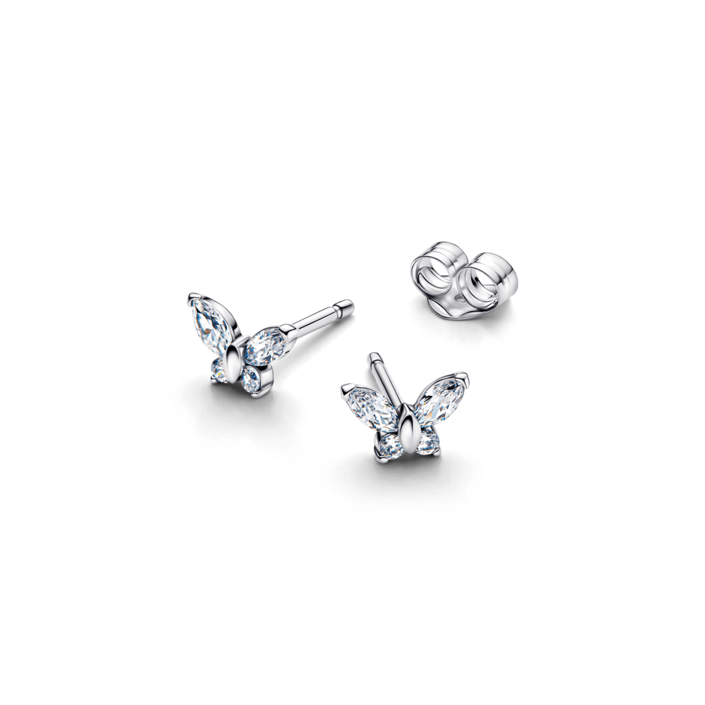 Įsmeigiami auskarai „Drugeliai“ - Pandora Lietuva