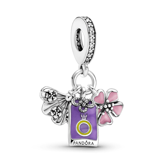 Japoniškos Sakuros, Omamori amuleto ir Vėduoklės kabantis karoliukas - Pandora Lietuva