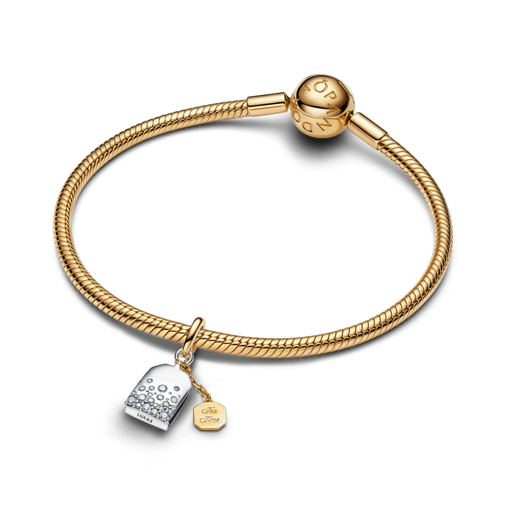 Kabantis „Bridžertonų“ karoliukas „Arbatos maišelis“ - Pandora Lietuva