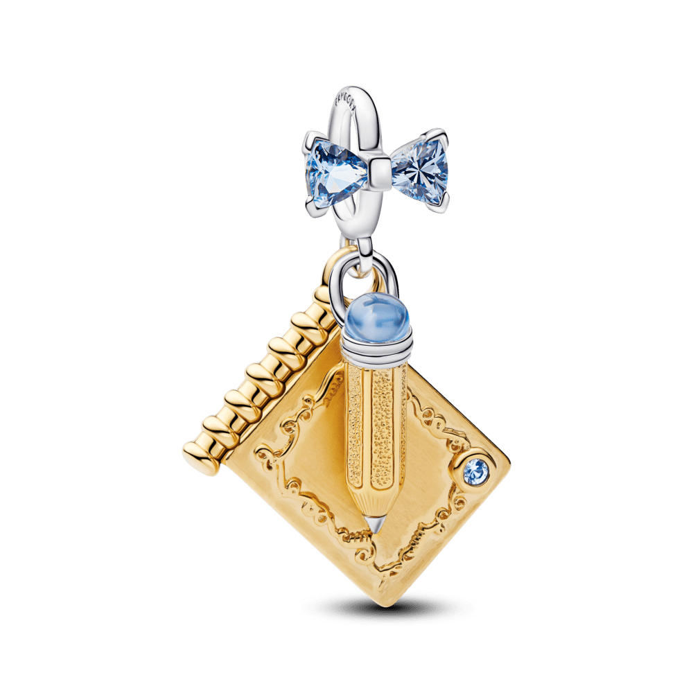 Kabantis „Bridžertonų“ karoliukas „Šokių kortelė ir pieštukas“ - Pandora Lietuva