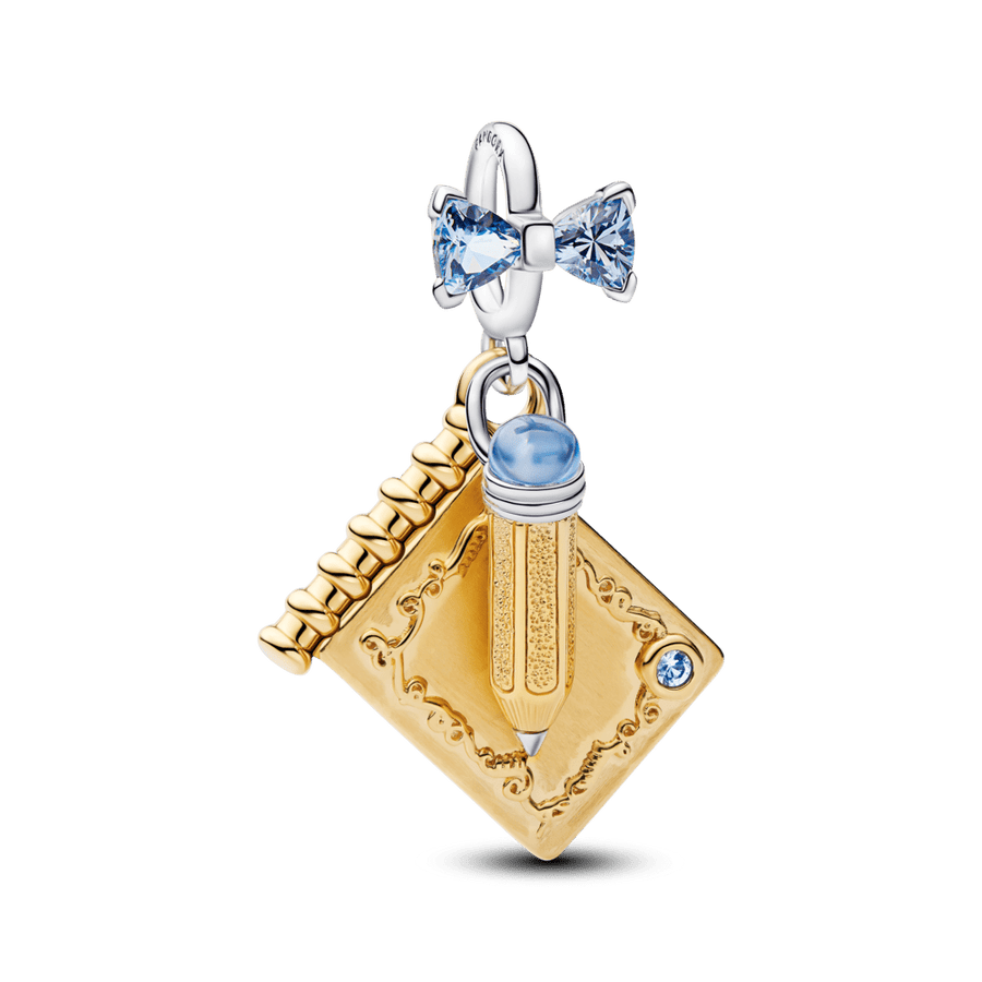 Kabantis „Bridžertonų“ karoliukas „Šokių kortelė ir pieštukas“ - Pandora Lietuva