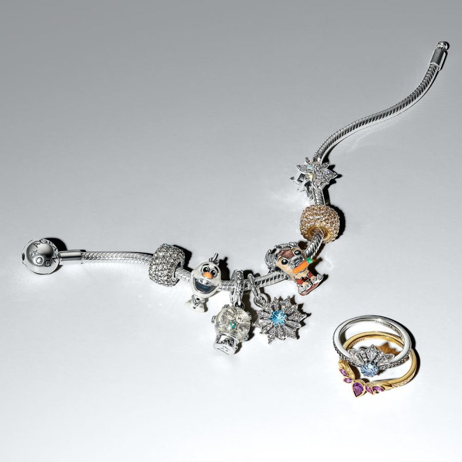 Kabantis „Disney“ „Ledo šalies“ karoliukas „Karalienės Elzos snaigė“ - Pandora Lietuva