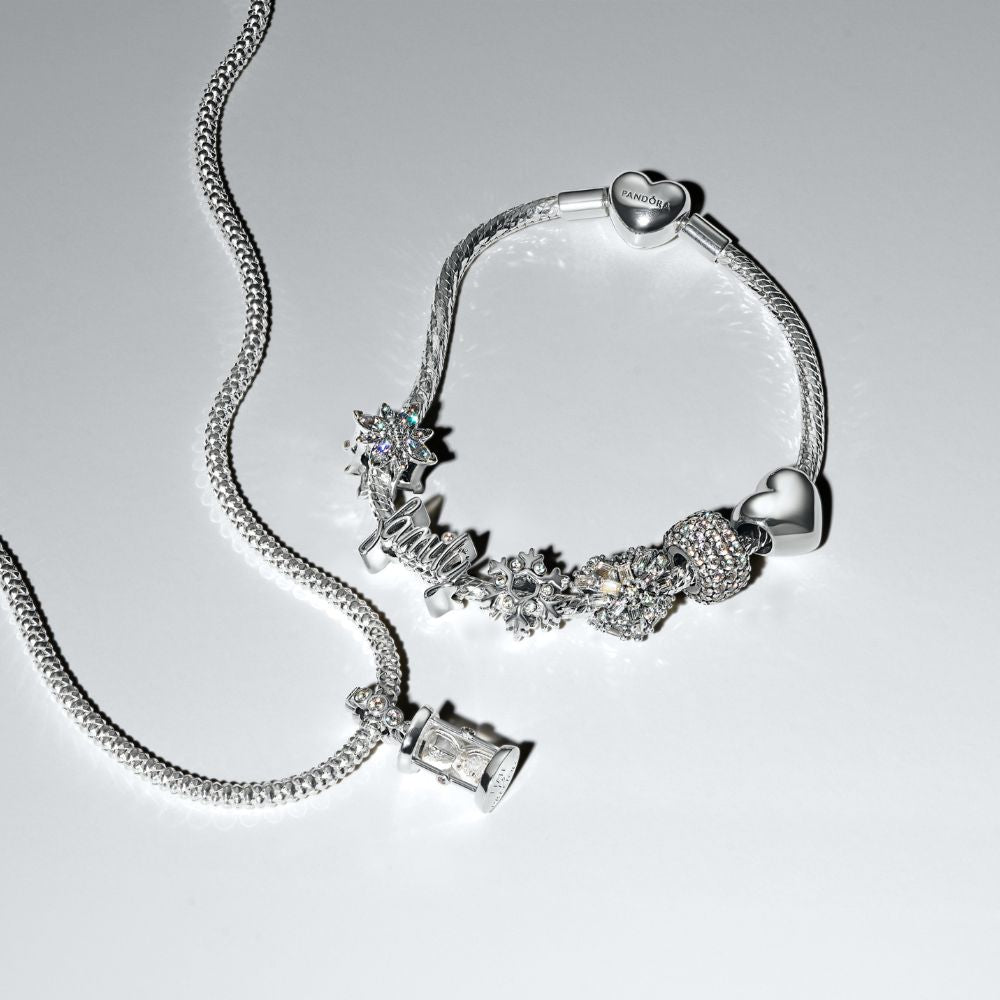 Kabantis karoliukas „Smėlio laikrodis“ - Pandora Lietuva