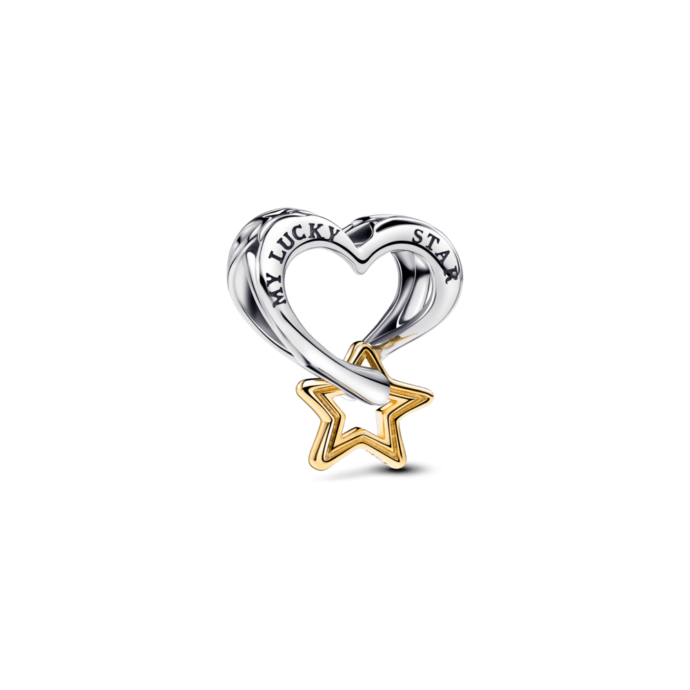 Õnnetähe ja südamega amulett