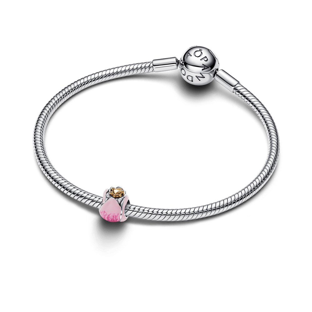 Karoliukas „Rožinė tulpė“ - Pandora Lietuva