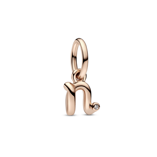 Letter n Script Alphabet Dangle Charm - Pandora LT