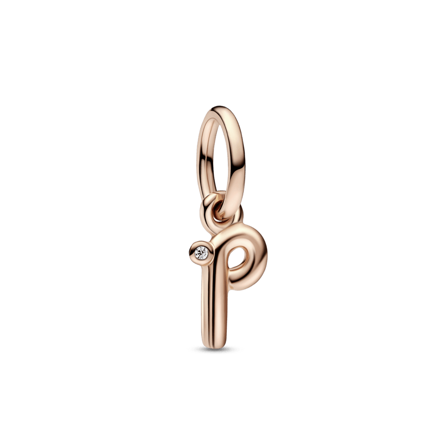 Letter p Script Alphabet Dangle Charm - Pandora LT