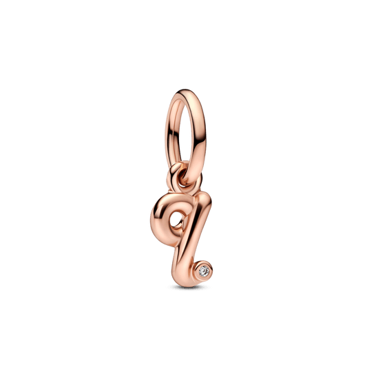 Letter q Script Alphabet Dangle Charm - Pandora Lietuva