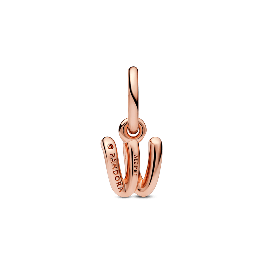 Letter w Script Alphabet Dangle Charm - Pandora Lietuva