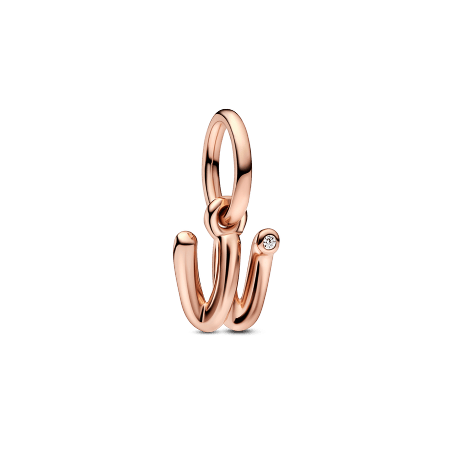 Letter w Script Alphabet Dangle Charm - Pandora Lietuva
