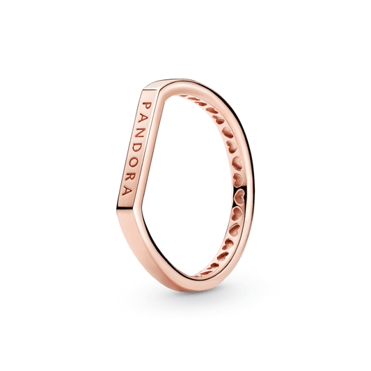 Logotipo juostos derinamas žiedas - Pandora Lietuva