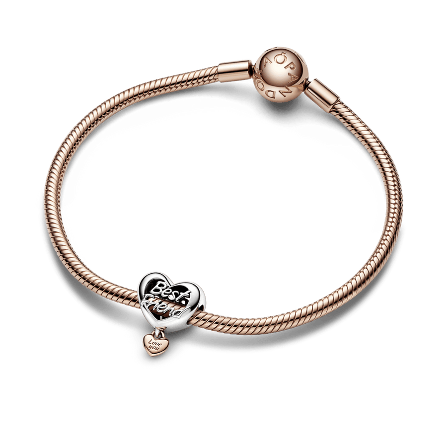 Love You Best Friend Heart Charm pakabukas - Pandora Lietuva