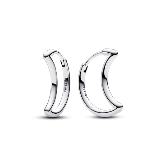 Mėnulio Formos Lankeliai - Auskarai - Pandora Lietuva