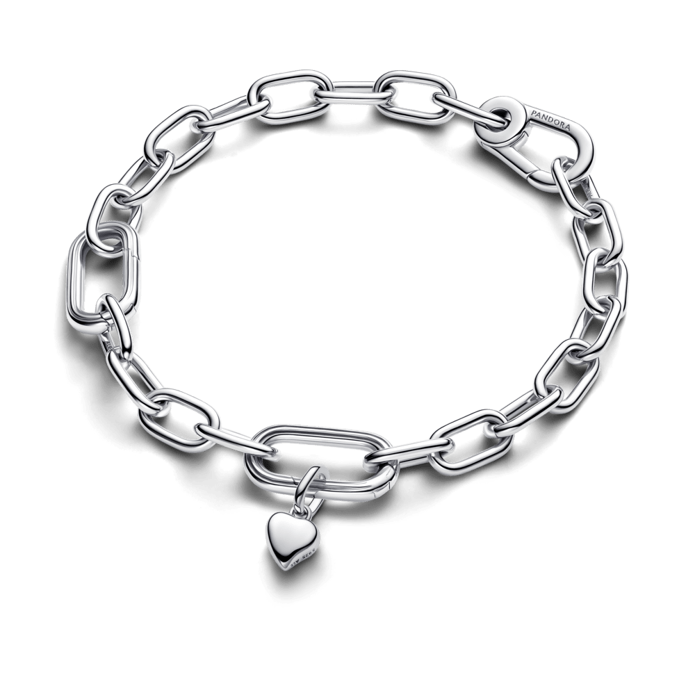 Mini kabantis karoliukas „Širdis“ - Pandora Lietuva