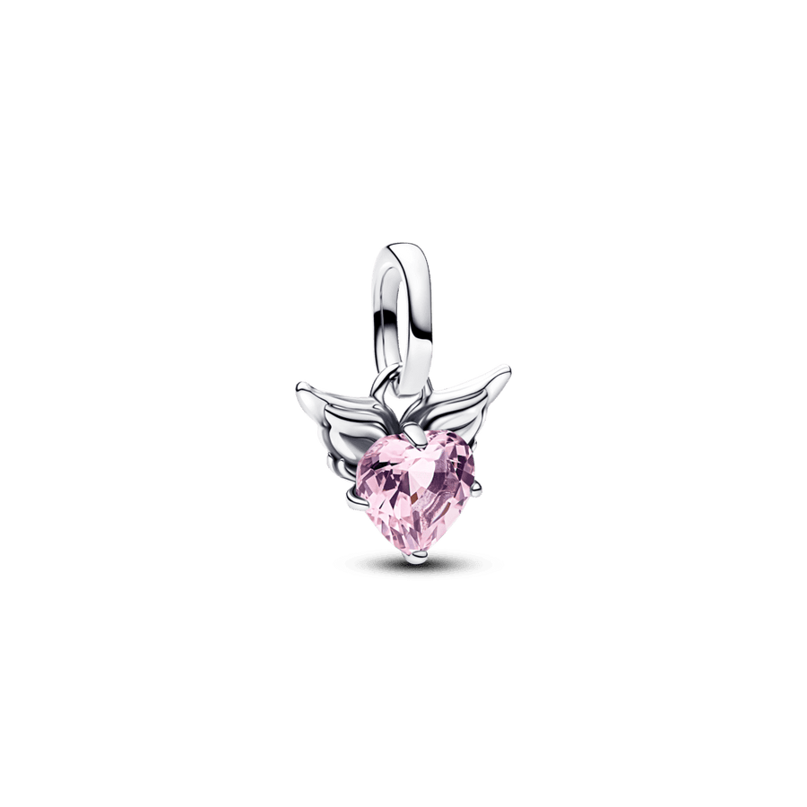 Mini kabantis karoliukas „Sparnuota širdis“ - Pandora Lietuva