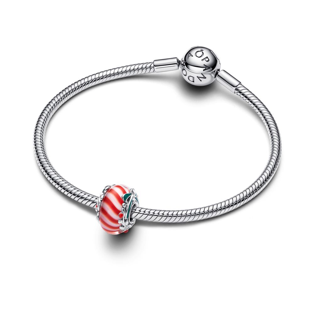 Murano stiklo karoliukas „Saldainis“ - Pandora Lietuva