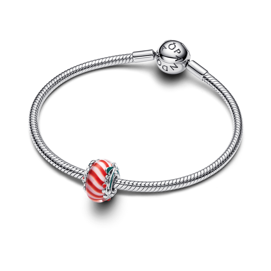 Murano stiklo karoliukas „Saldainis“ - Pandora Lietuva