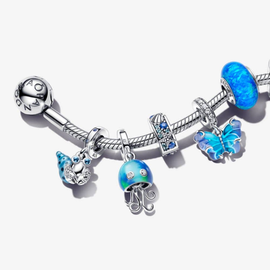 Opalescent Ocean Deep Blue Charm - Pandora Lietuva