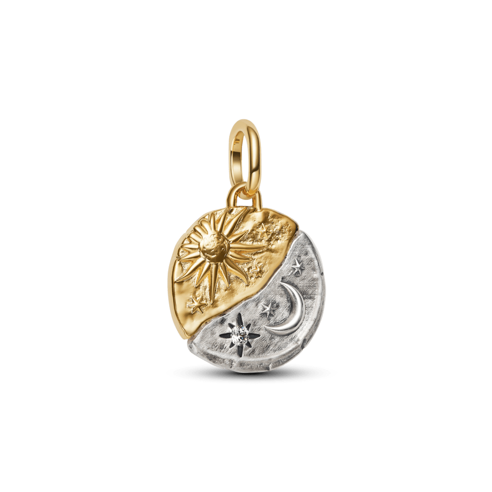 Medaljoniga amulett „Päike ja Kuu“