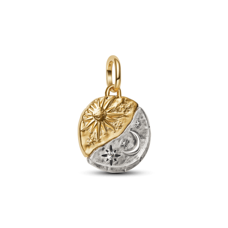 Medaljoniga amulett „Päike ja Kuu“