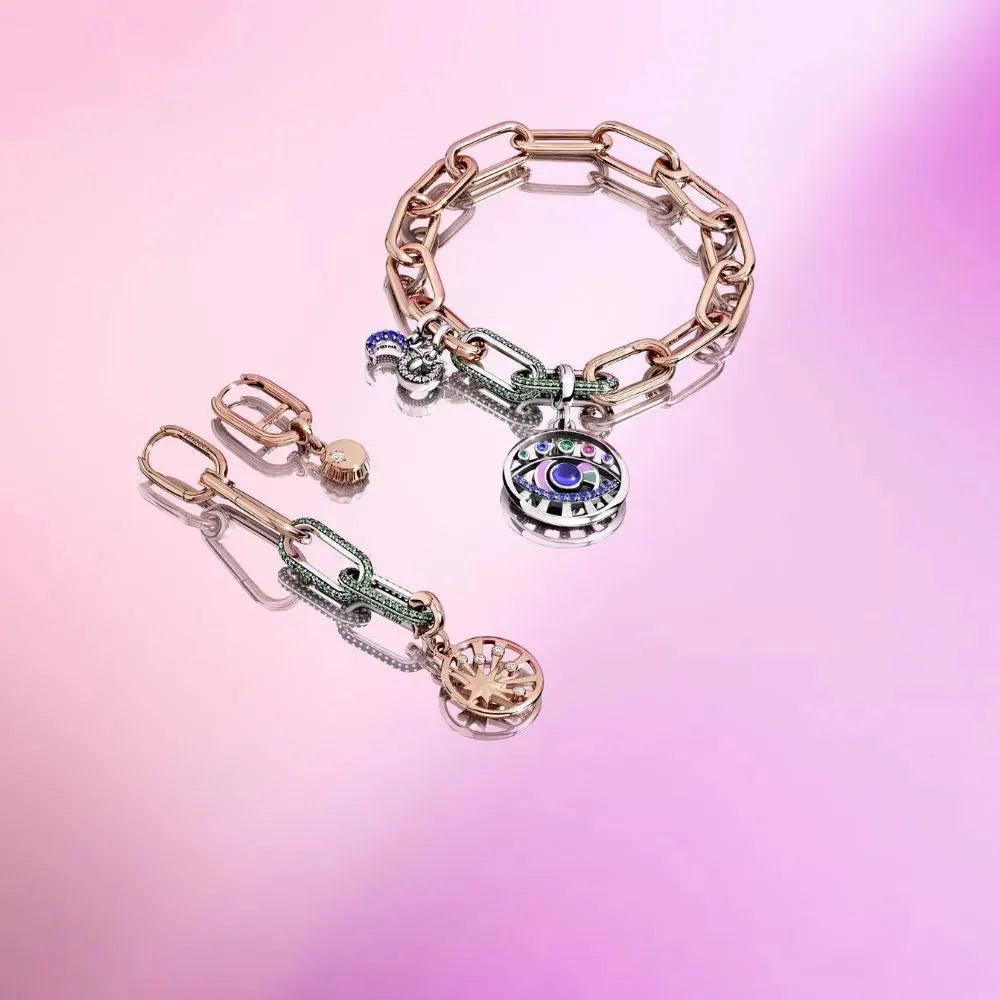 Pandora ME stilizuota Pavé dviguba grandis - Pandora Lietuva