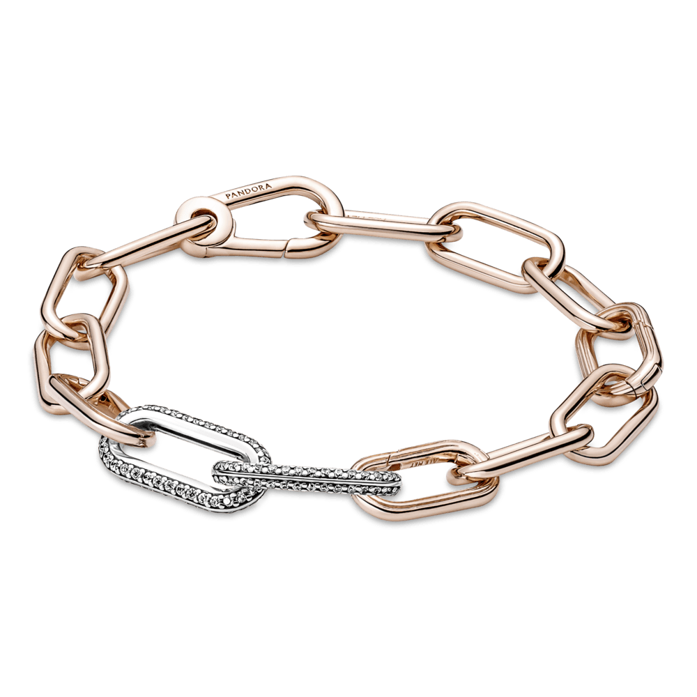 Pandora ME pavé-kattega kahekordne stiliseerimislüli