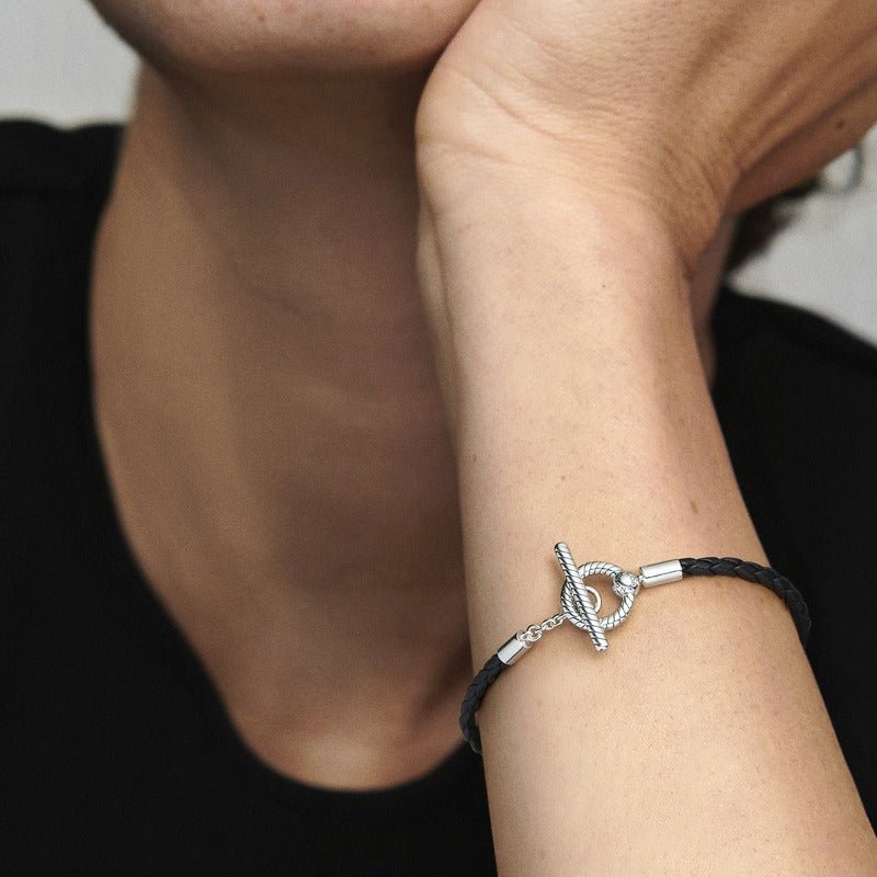 Pandora Moments Pinta odinė T formos apyrankė - Pandora Lietuva