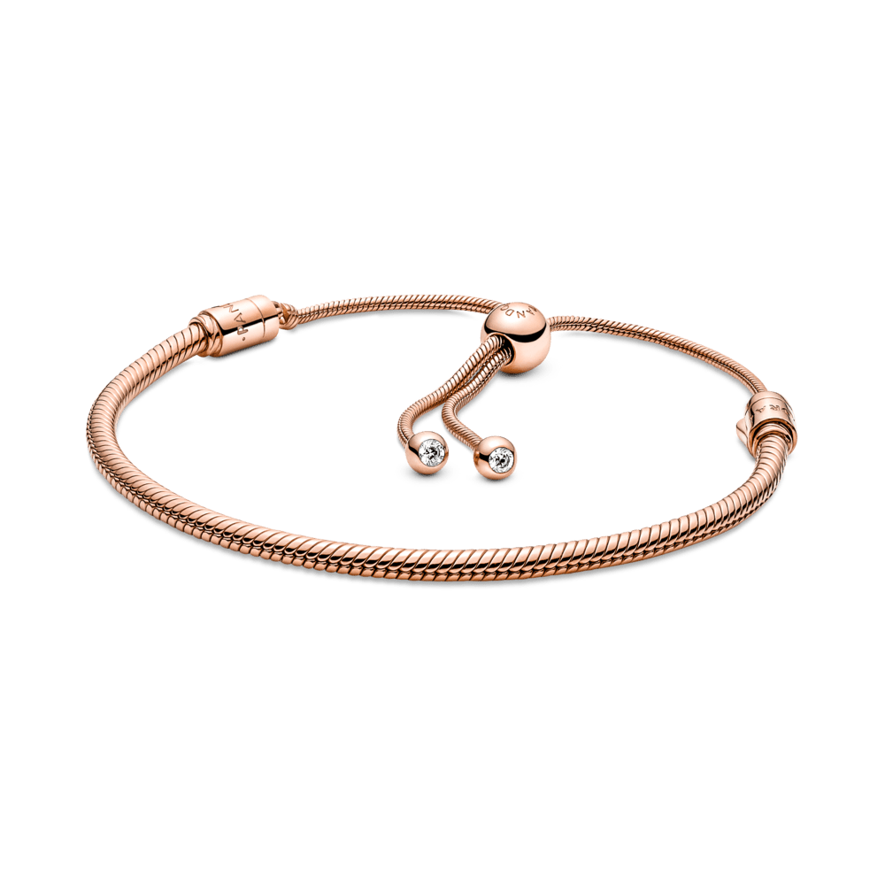 Pandora Moments Snake Chain Slider Bracelet - Pandora Lietuva