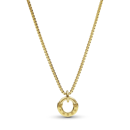 Pandora Signature I-D Collier Pendant & Necklace vėrinys - Pandora LT