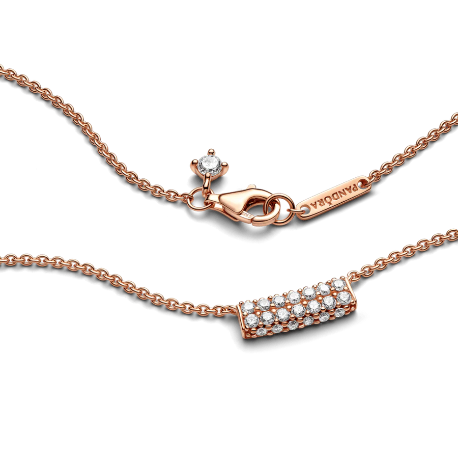 Pandora Timeless Pavé dviejų eilių kaklo papuošalas - Pandora Lietuva