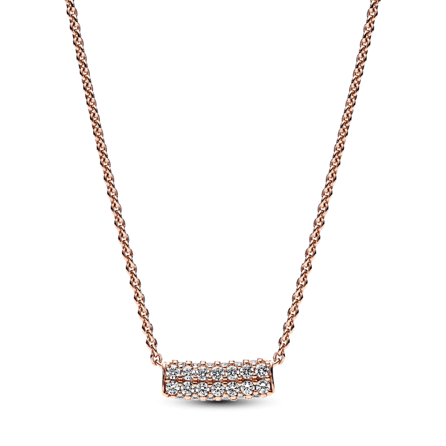 Pandora Timeless Pavé dviejų eilių kaklo papuošalas - Pandora Lietuva