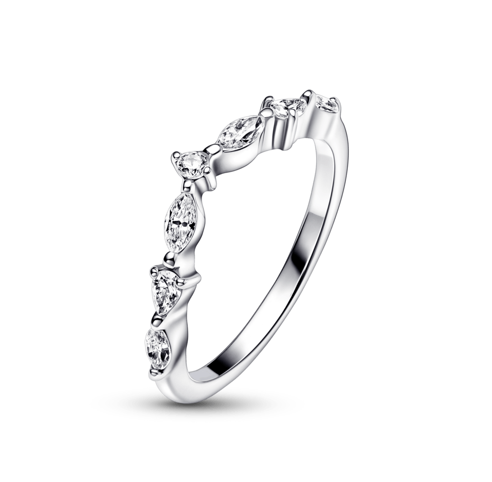 Pandora Timeless Wish Sparkling Alternating Ring žiedas - Pandora LT